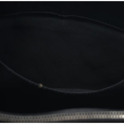 AUCTION $2900 Chanel  Caviar Quilted Grand Shopping Tote GST Black Silver Hardware 2008