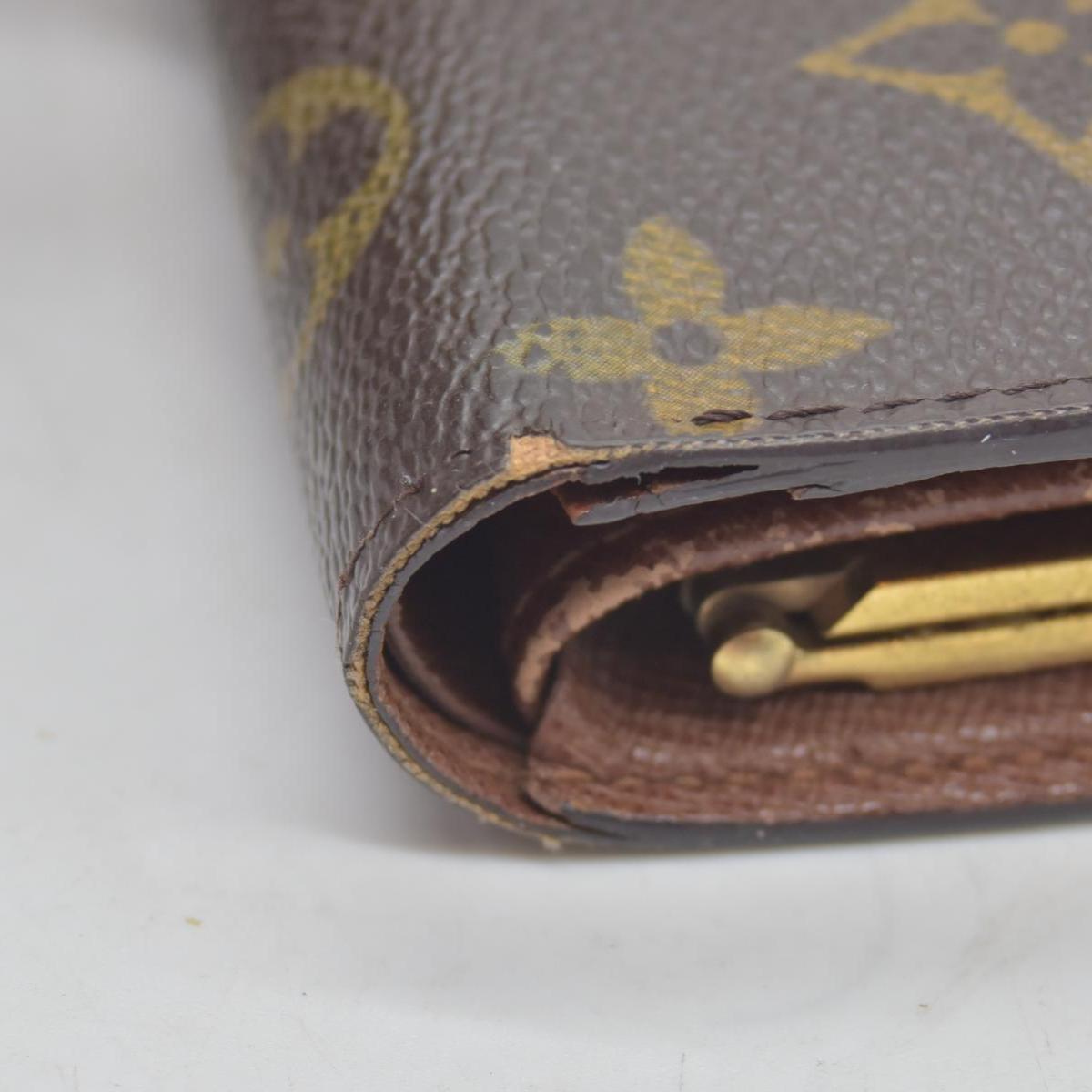 $750 2006 Louis Vuitton Monogram French Purse Wallet   CA0026