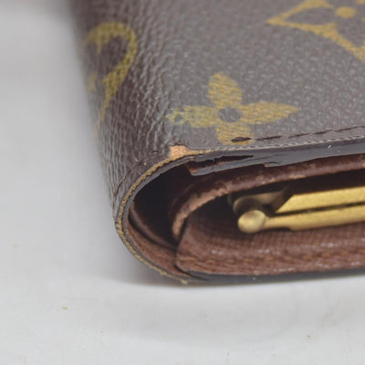 $750 2006 Louis Vuitton Monogram French Purse Wallet   CA0026