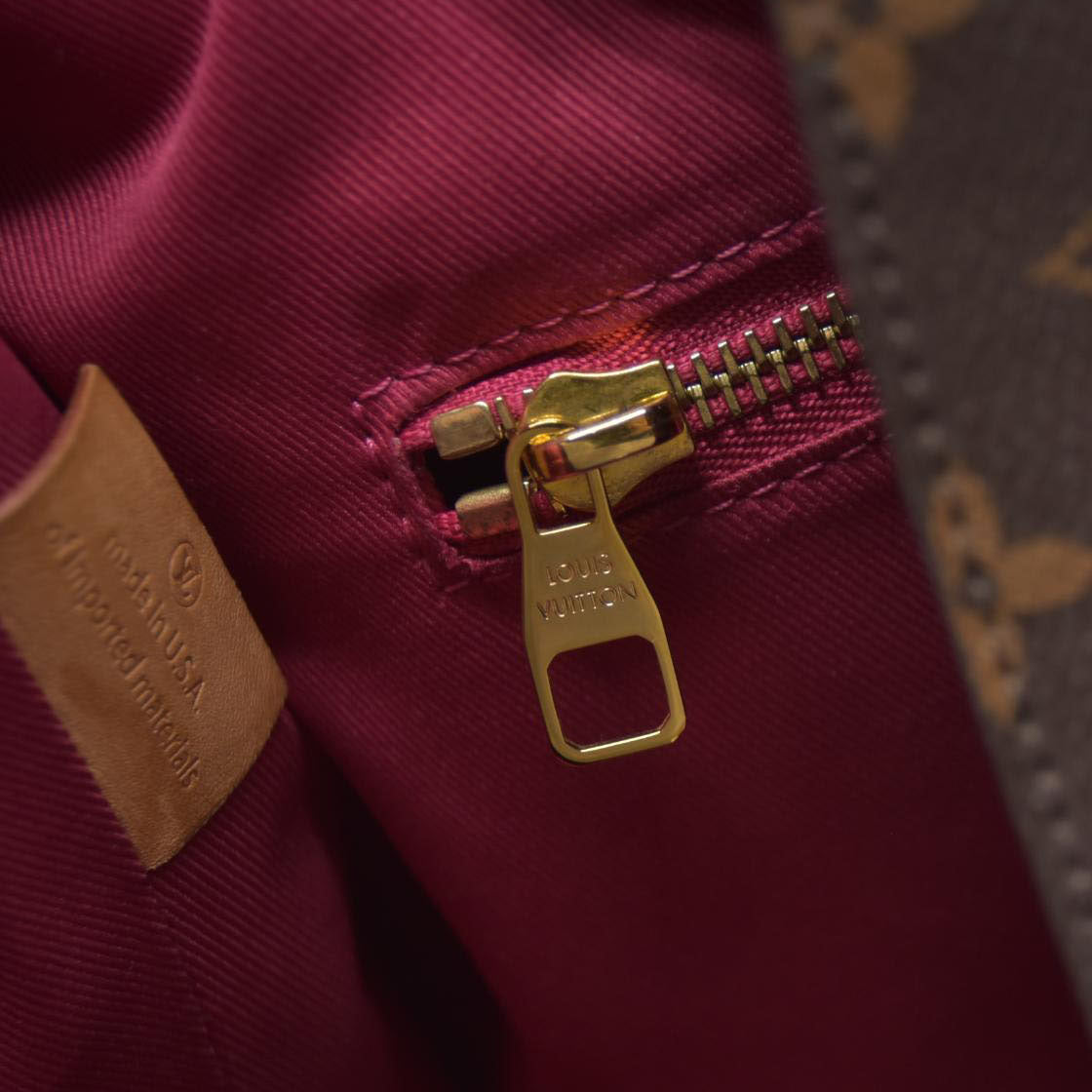 $2160 Louis Vuitton  Monogram Graceful MM Pivoine TX4128
