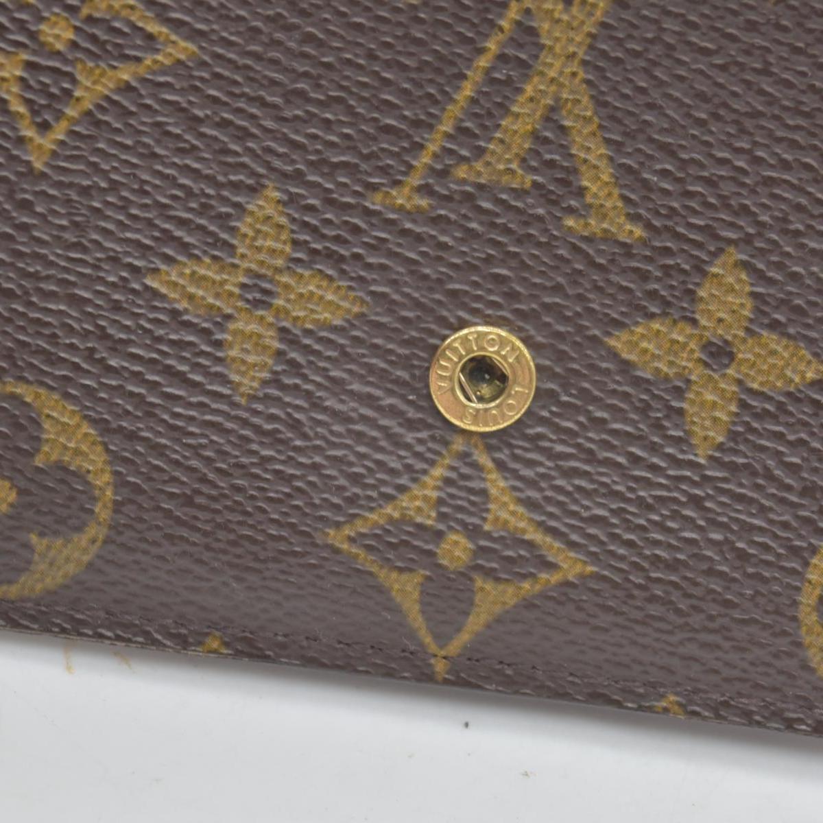 $750 2006 Louis Vuitton Monogram French Purse Wallet   CA0026