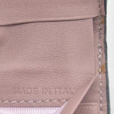 VALENTINO Garavani Rock Studs Leather Bifold Wallet Pink