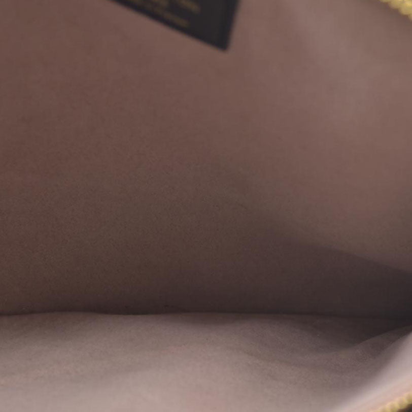 $4950 LOUIS VUITTON  Lambskin Embossed Monogram Coussin PM Black