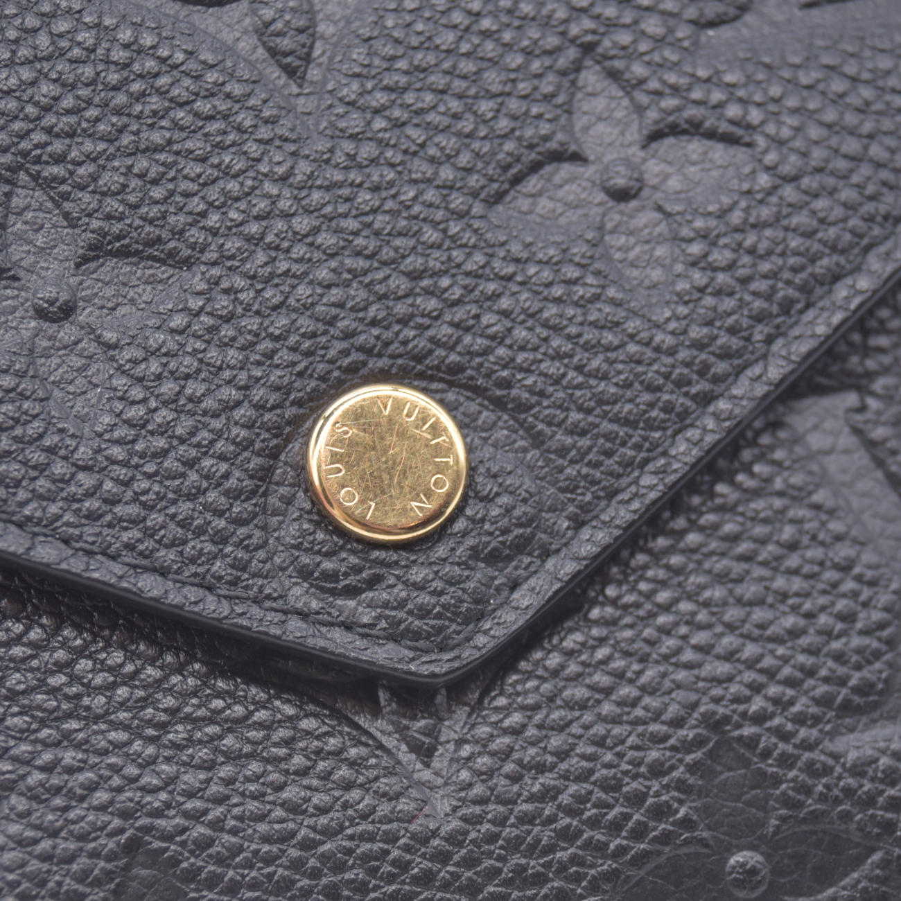 $780 RFID Louis Vuitton Empreinte Victorine Wallet Black