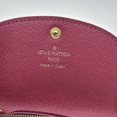 Louis Vuitton Monogram Porte Monnaie Rosalie Coin Purse Wallet Brown UB2137