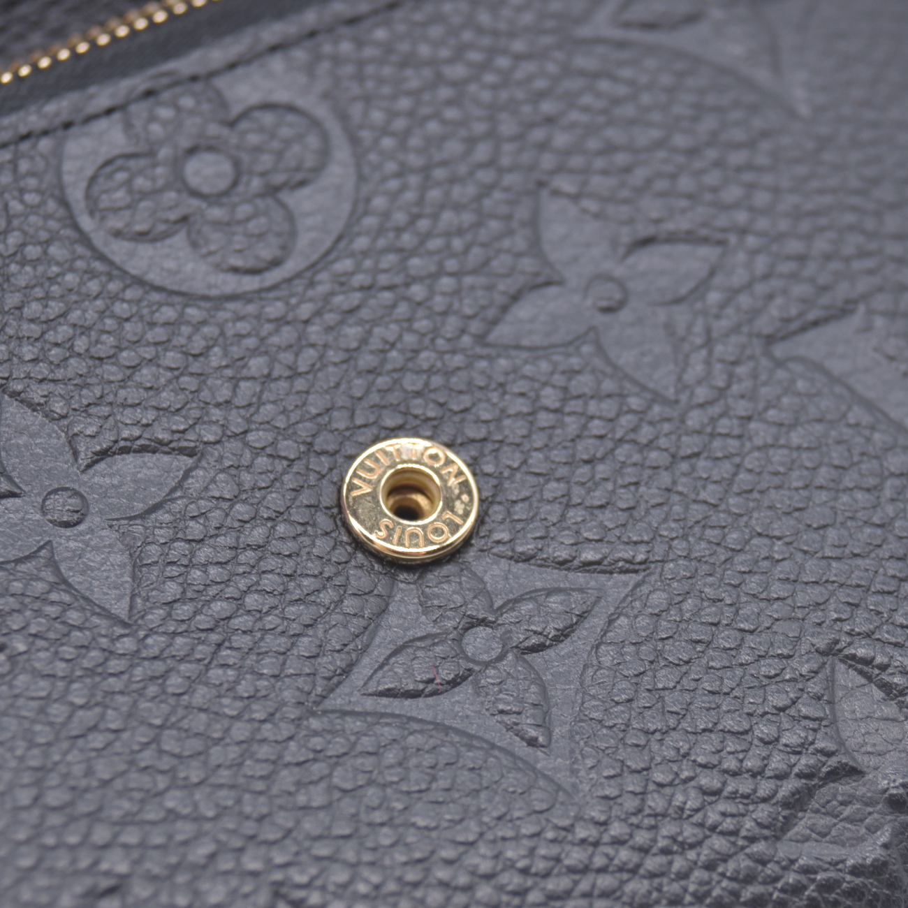 $780 RFID Louis Vuitton Empreinte Victorine Wallet Black