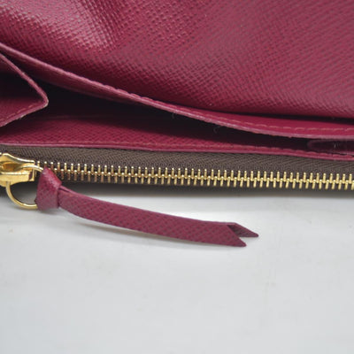 Louis Vuitton Monogram Porte Monnaie Rosalie Coin Purse Wallet Brown UB2137