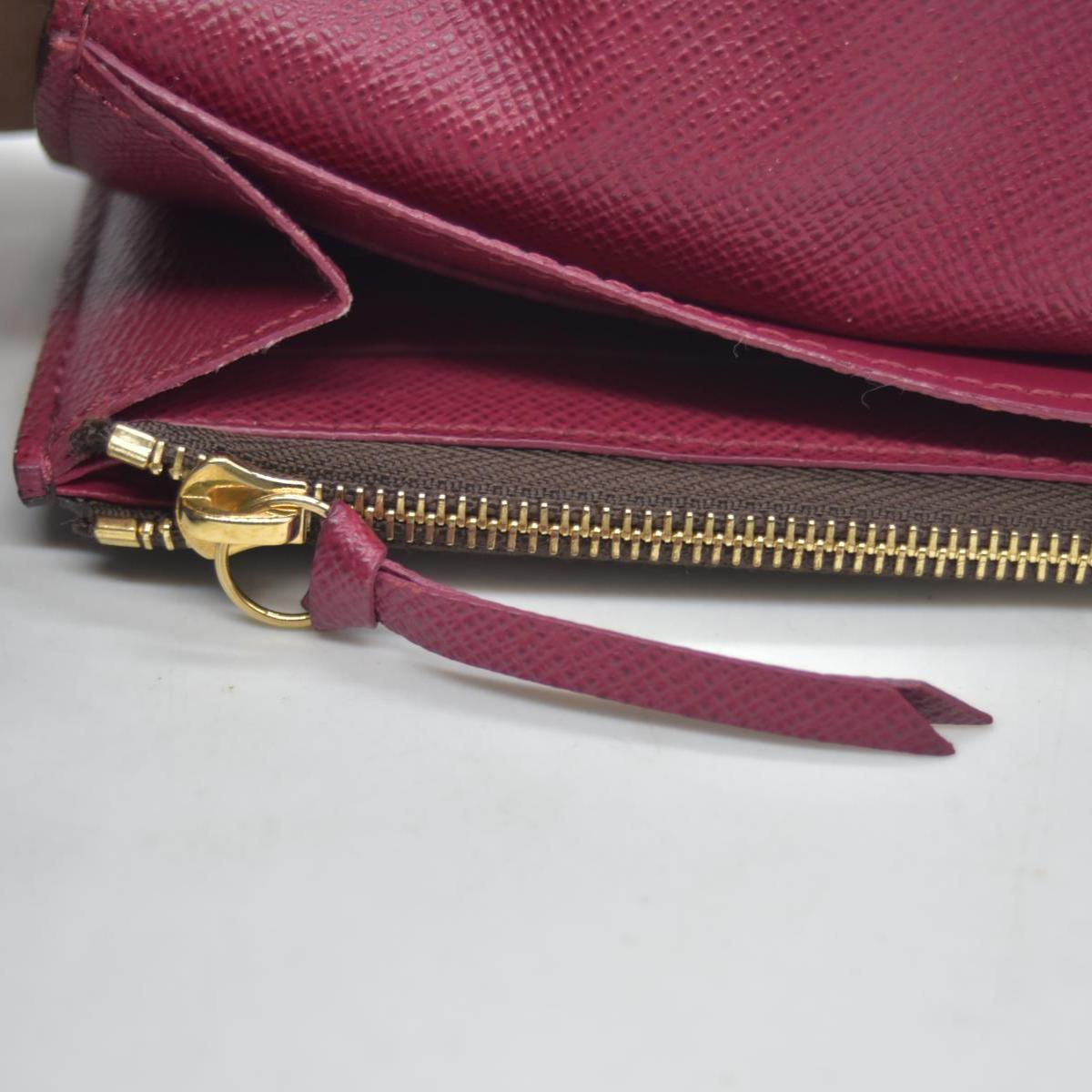 Louis Vuitton Monogram Porte Monnaie Rosalie Coin Purse Wallet Brown UB2137