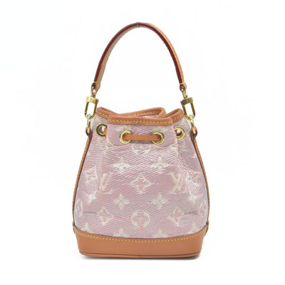 $2260 Louis Vuitton Monoglam Nano Noe Rose