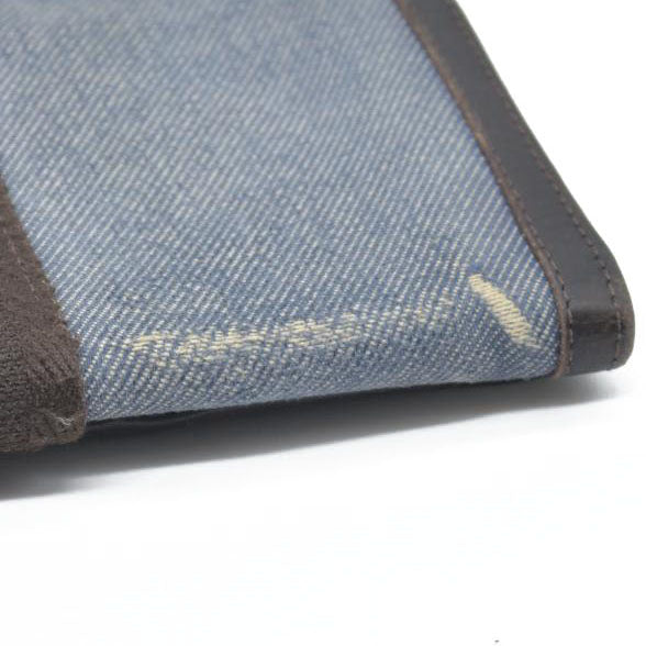 $545 Fendi Women's Wallet Jeans  Calf color leather