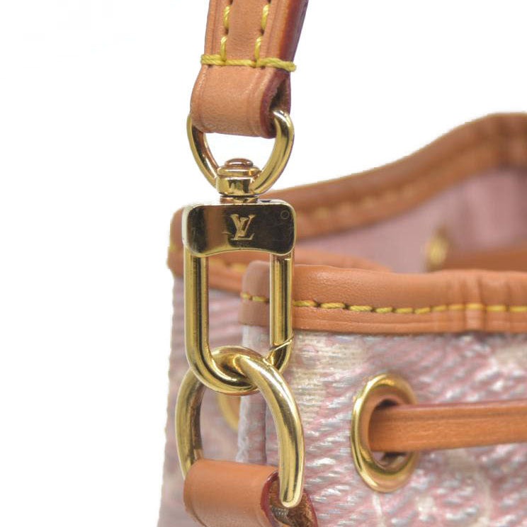 $2260 Louis Vuitton Monoglam Nano Noe Rose