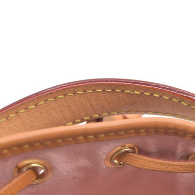 $2260 Louis Vuitton Monoglam Nano Noe Rose