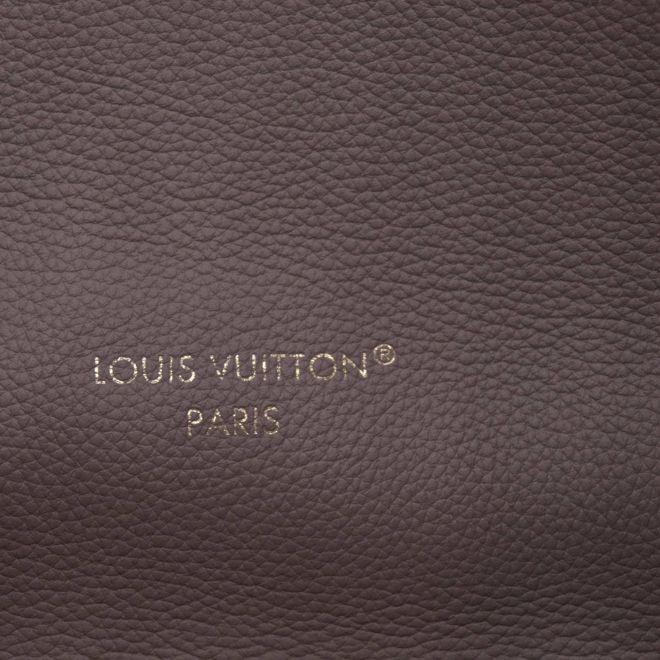 $3200 RFID Louis Vuitton Monogram Calfskin Neo Neverfull Inside Out MM Dark Fango Taupe