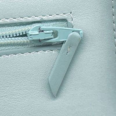 $3100 Chanel Caviar Quilted CC Filigree Wallet On Chain WOC Blue