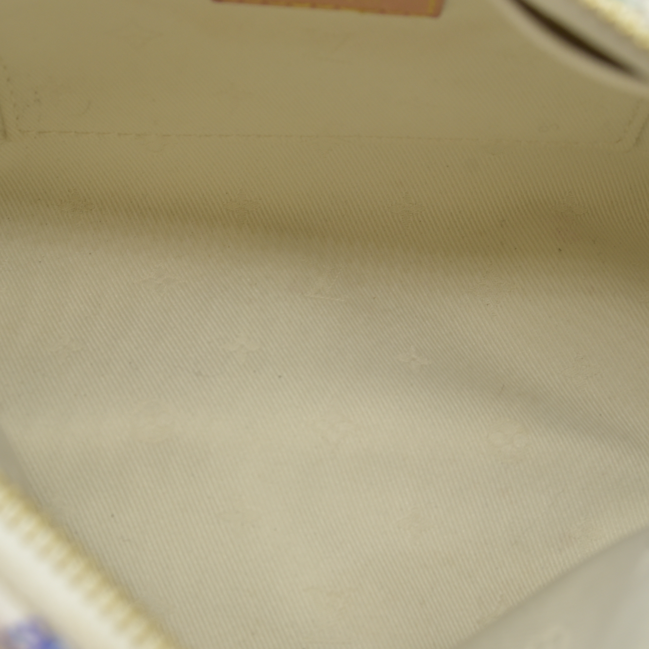 $2570 Louis Vuitton RFID Monogram Jacquard Fabric Speedy Bandouliere 20 Multicolor Beige