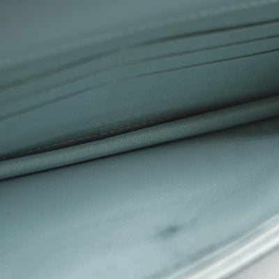 $3100 Chanel Caviar Quilted CC Filigree Wallet On Chain WOC Blue