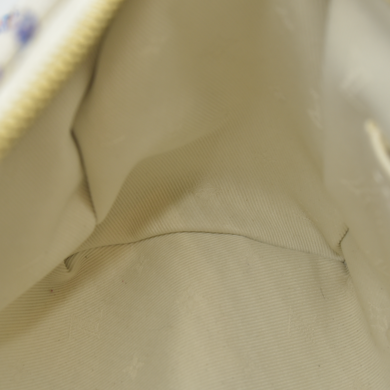 $2570 Louis Vuitton RFID Monogram Jacquard Fabric Speedy Bandouliere 20 Multicolor Beige