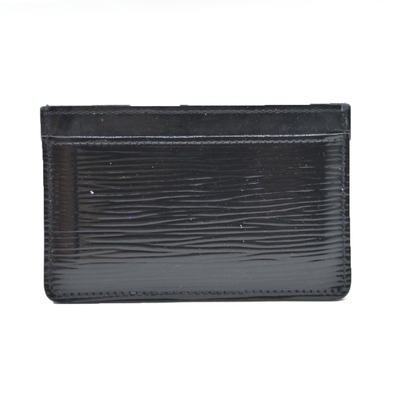 Louis Vuitton  Epi Card Holder Black Patent Leather
