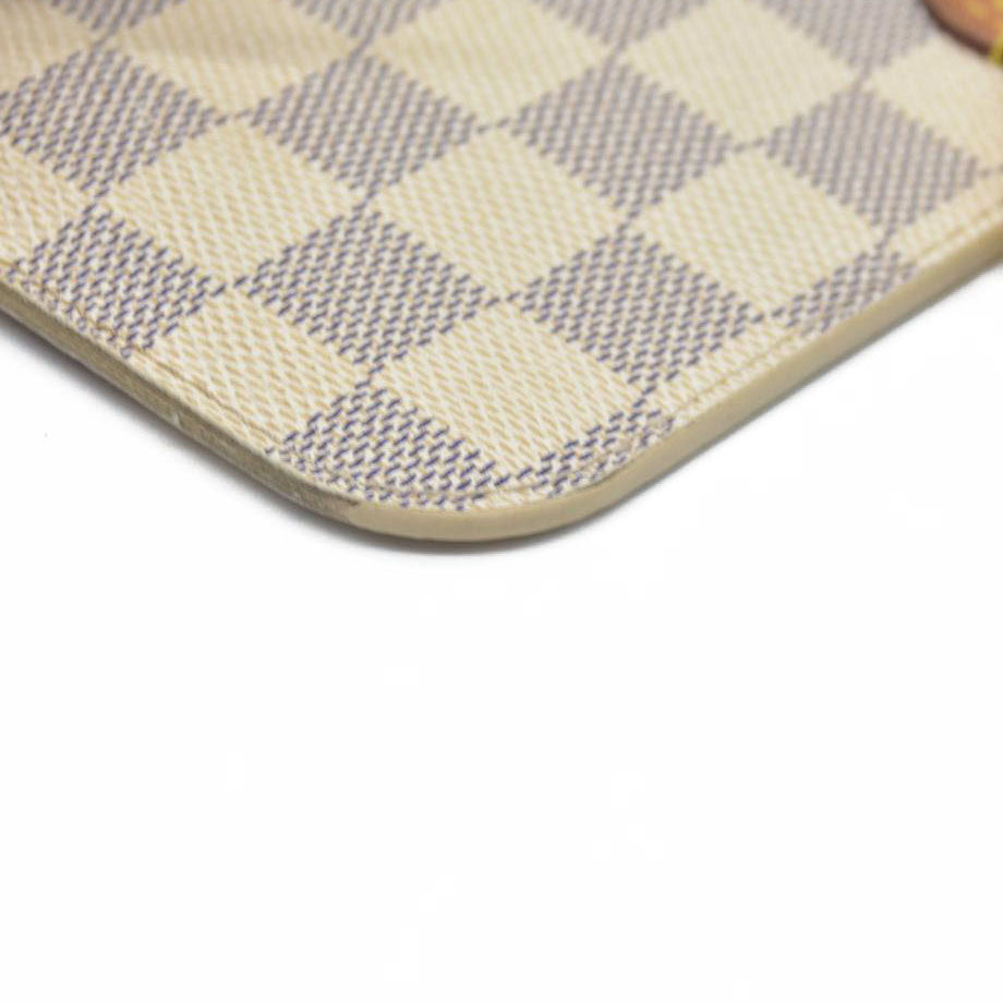 AUCTION $2030 Louis Vuitton Damier Azur Neverfull PM Pochette