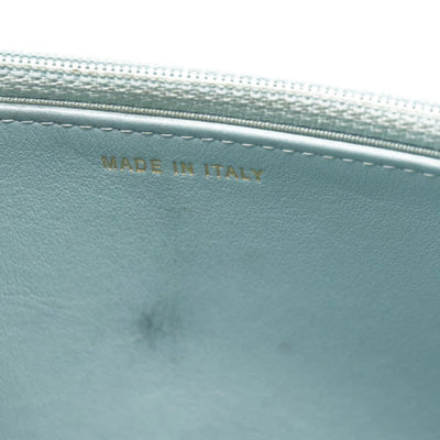 $3100 Chanel Caviar Quilted CC Filigree Wallet On Chain WOC Blue