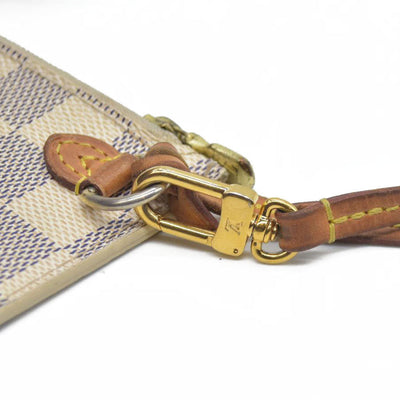 AUCTION $2030 Louis Vuitton Damier Azur Neverfull PM Pochette