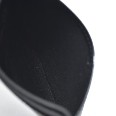 Louis Vuitton  Epi Card Holder Black Patent Leather