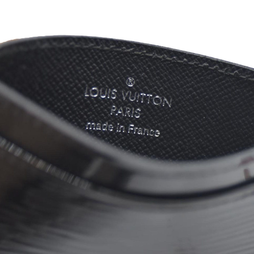 Louis Vuitton  Epi Card Holder Black Patent Leather