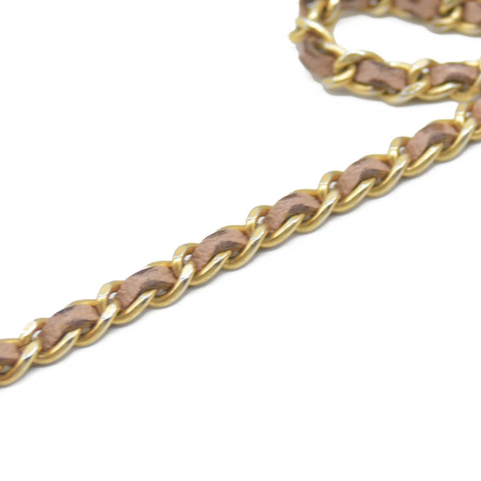 $3575 Chanel Caviar Quilted Boy Wallet On Chain WOC Dark Beige