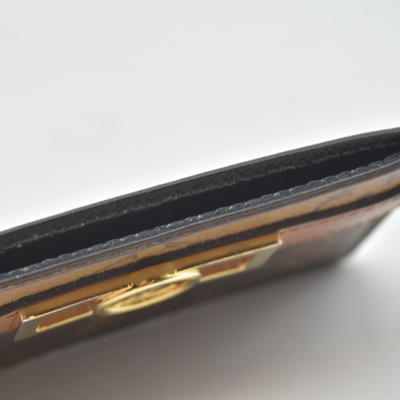 $460 Louis Vuitton Monogram Canvas Reverse Dauphine Card Holder RFID CONSIGNMENT
