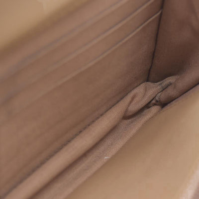 $3575 Chanel Caviar Quilted Boy Wallet On Chain WOC Dark Beige