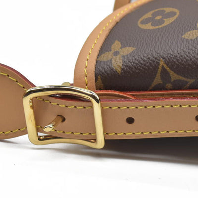 $2850 Louis Vuitton Monogram Carryall PM Brown Crossbody Travel Bag