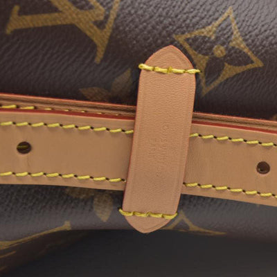 $2850 Louis Vuitton Monogram Carryall PM Brown Crossbody Travel Bag