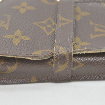 $400 2002 Louis Vuitton Monogram Glasses Sunglasses Case w Flap SN0022 CONSIGNMENT