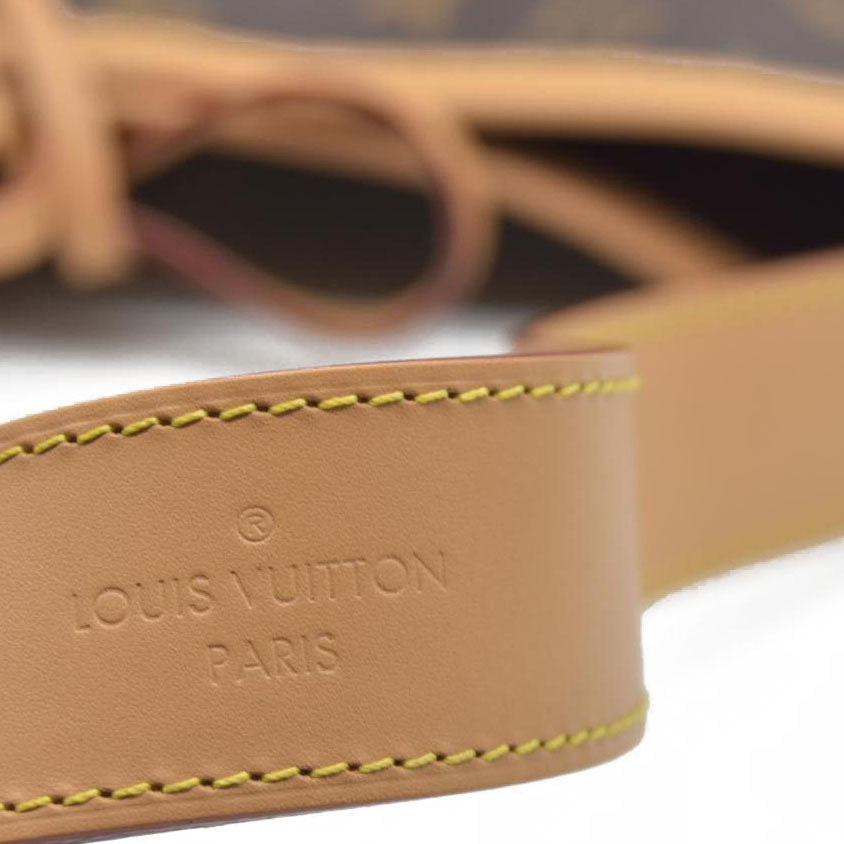 $2850 Louis Vuitton Monogram Carryall PM Brown Crossbody Travel Bag