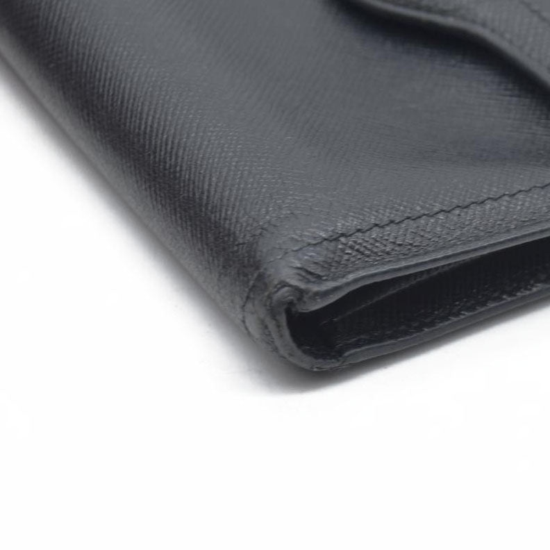 Prada Leather wallet Flap Closure Milano Dal 1913