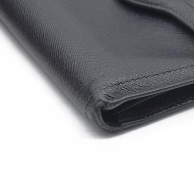 Prada Leather wallet Flap Closure Milano Dal 1913