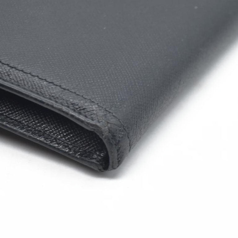 Prada Leather wallet Flap Closure Milano Dal 1913