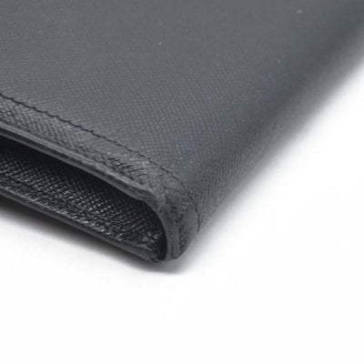 Prada Leather wallet Flap Closure Milano Dal 1913