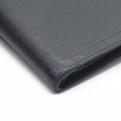 Prada Leather wallet Flap Closure Milano Dal 1913