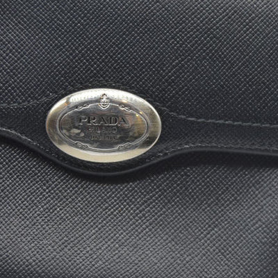 Prada Leather wallet Flap Closure Milano Dal 1913