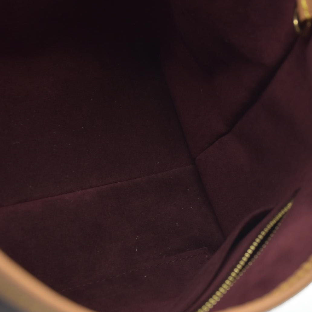 $2850 Louis Vuitton Monogram Carryall PM Brown Crossbody Travel Bag