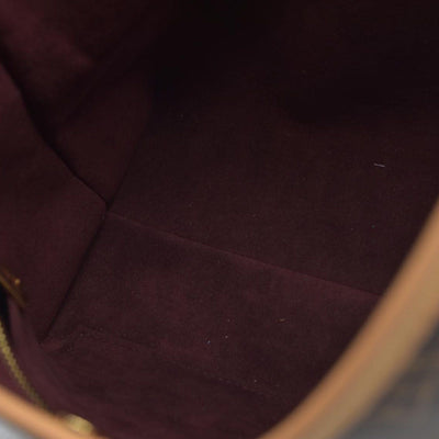 $2850 Louis Vuitton Monogram Carryall PM Brown Crossbody Travel Bag