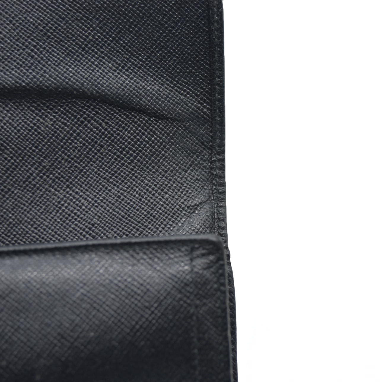 Prada Leather wallet Flap Closure Milano Dal 1913