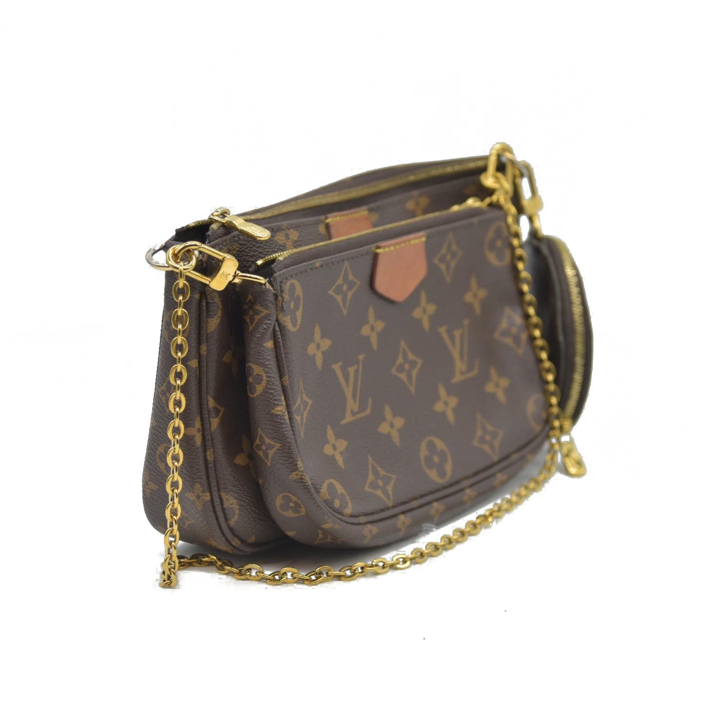 LOUIS VUITTON  Monogram Multi Pochette Accessories Kaki 2021