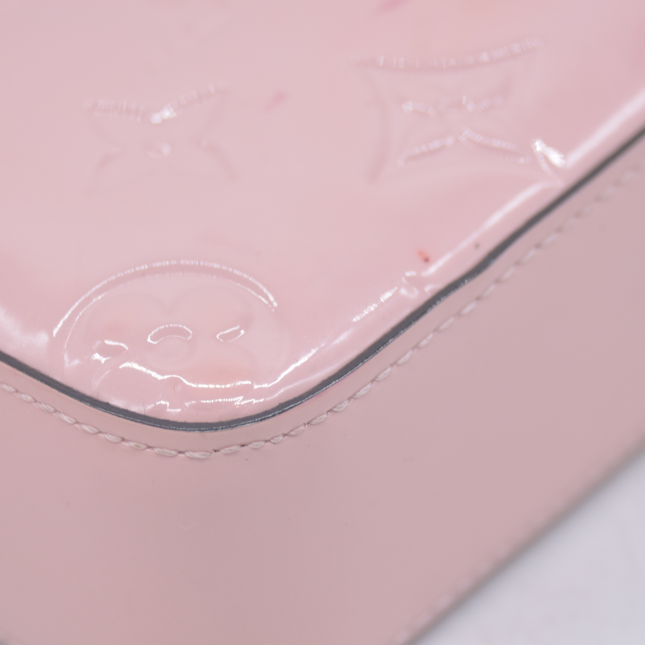 $1395 2017 Louis Vuitton Vernis Camera Pouch Rose Ballerine TS2147