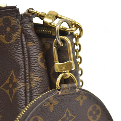 LOUIS VUITTON  Monogram Multi Pochette Accessories Kaki 2021