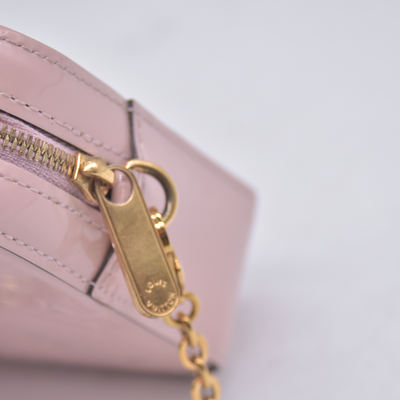 $1395 2017 Louis Vuitton Vernis Camera Pouch Rose Ballerine TS2147