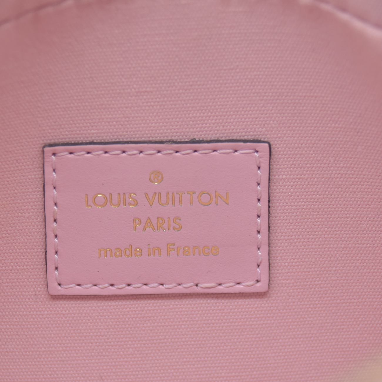 $1395 2017 Louis Vuitton Vernis Camera Pouch Rose Ballerine TS2147