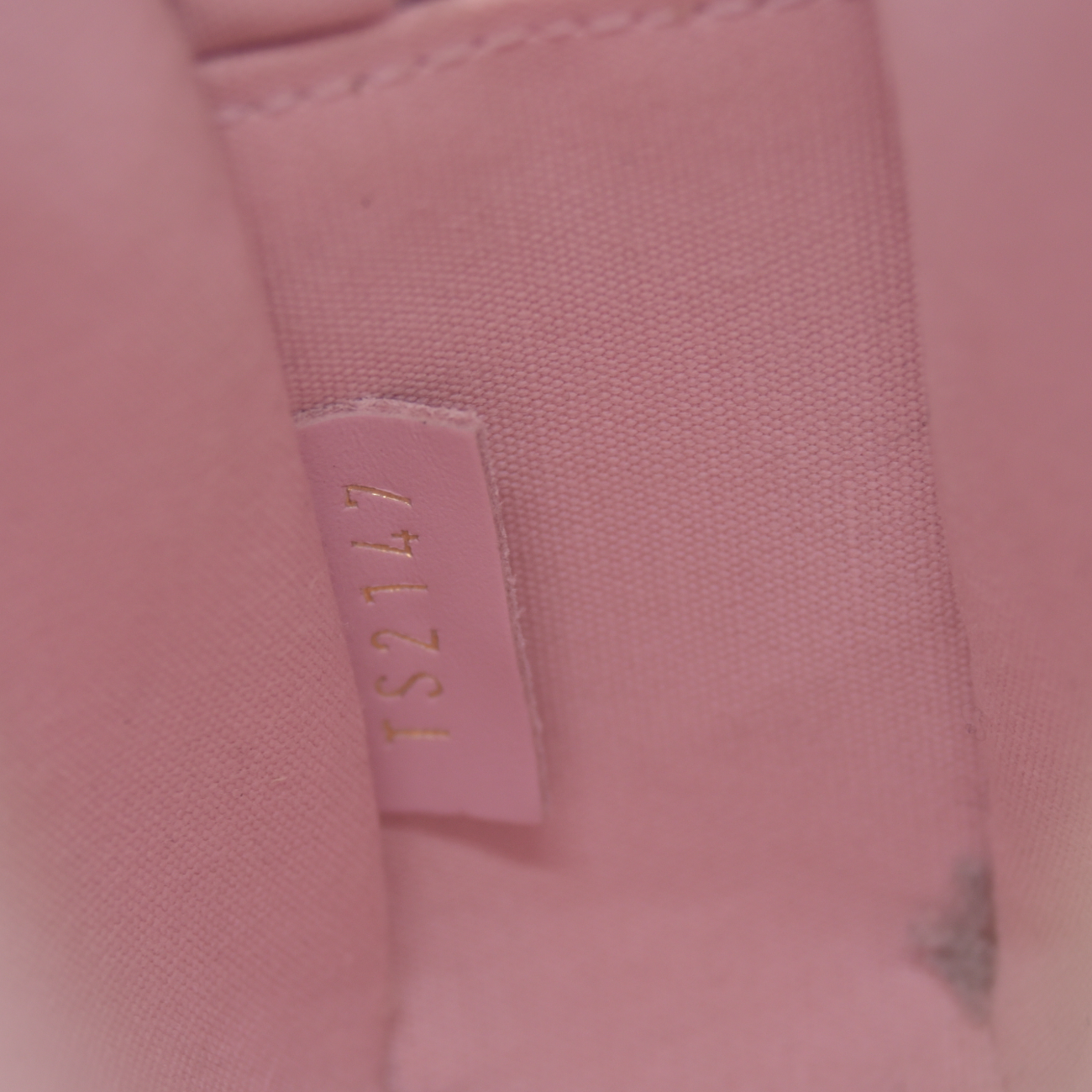 $1395 2017 Louis Vuitton Vernis Camera Pouch Rose Ballerine TS2147