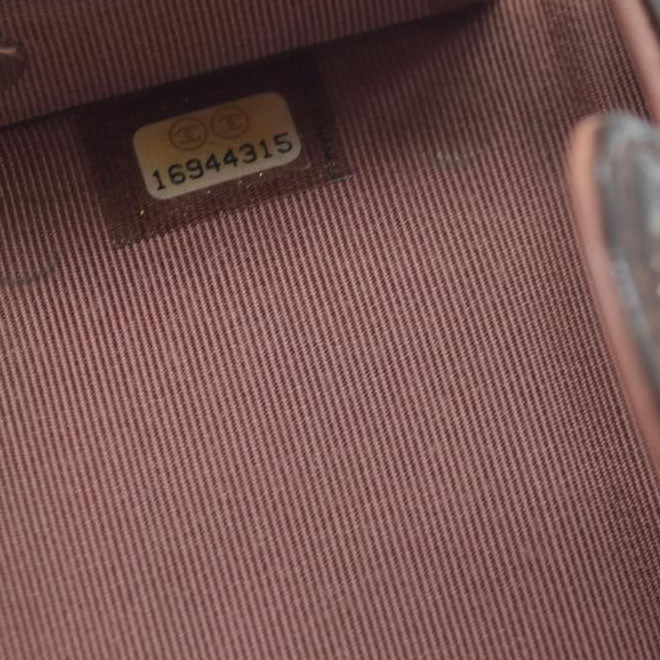 Chanel Timeless/Classique patent leather key ring